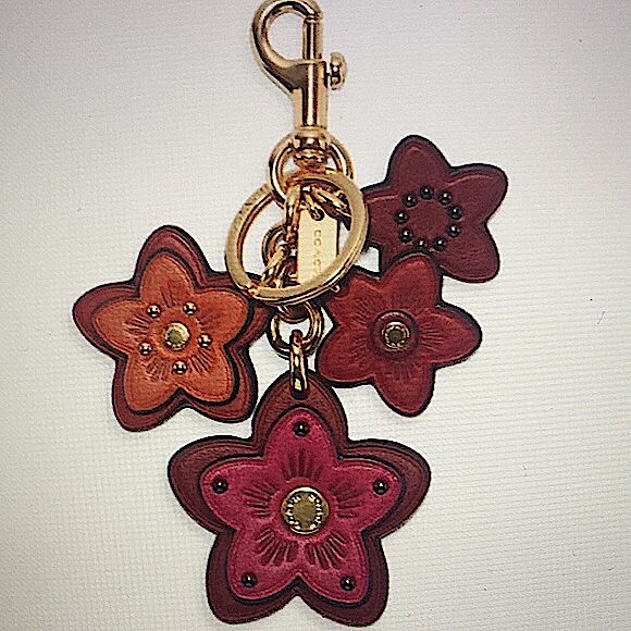 COACH - WILDFLOWER MIX BAG CHARM / KEYCHAIN (NWT) - Picture 10 of 13